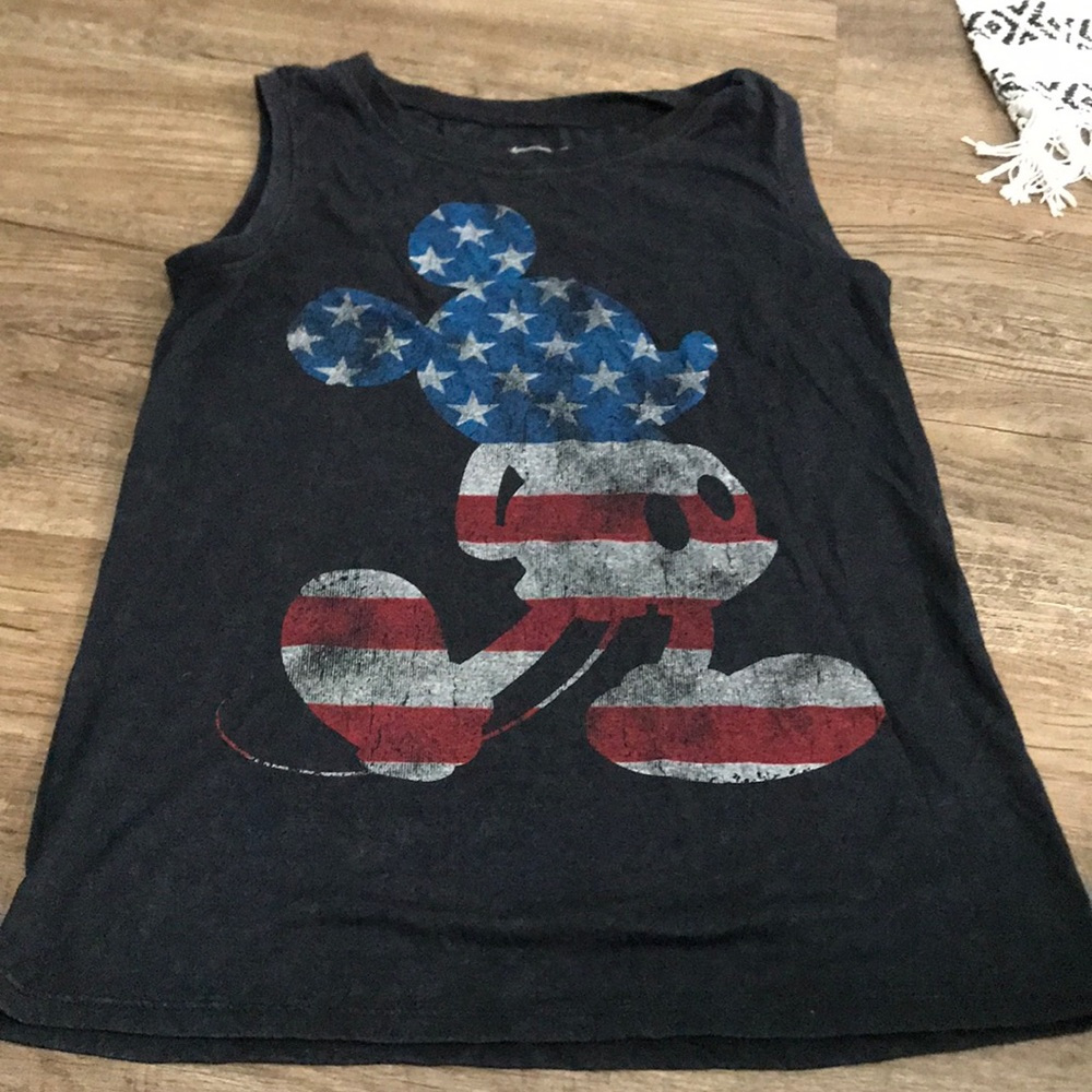 American Flag Mickey Mouse Tank top
